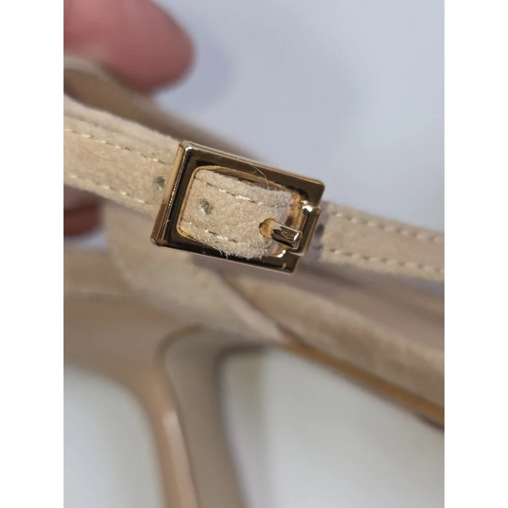 New Womens Jeffrey Campbell Honolulu Essence Suade Kitten Heels Size 8